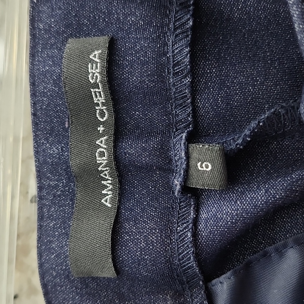 Amanda chelsea navy dress ankle pants Size 6